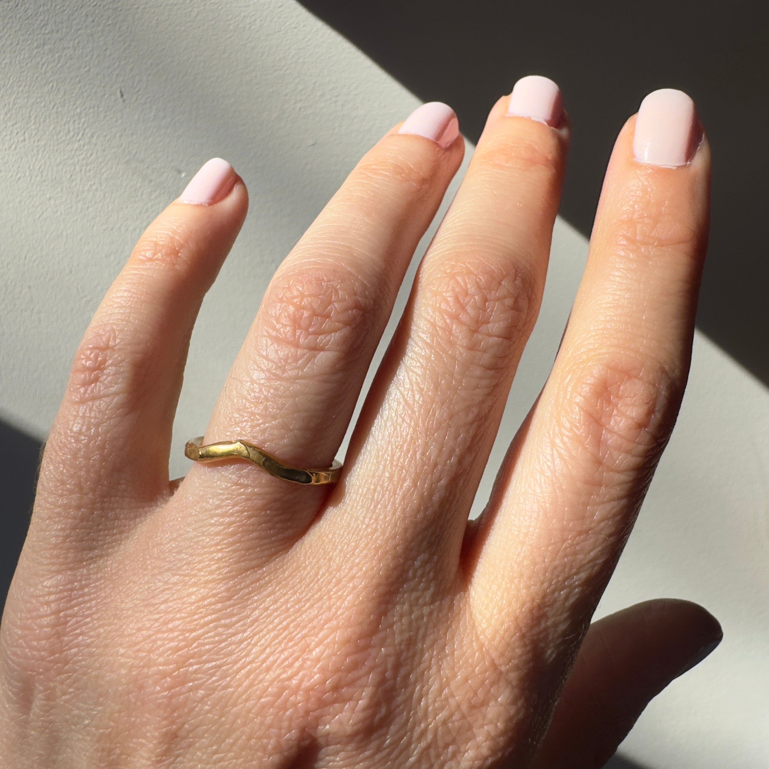 2mm Engagement Fit Wedding band in Gold - Flow