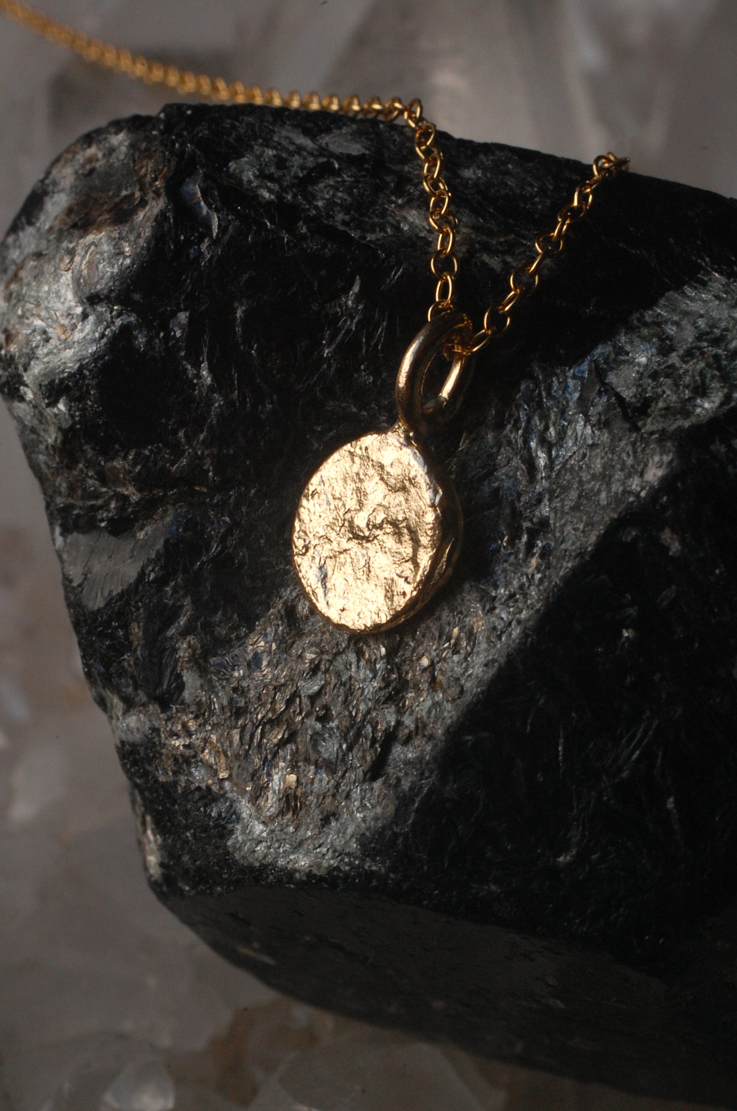 STRENGTH Pendant Necklace in Gold or Silver