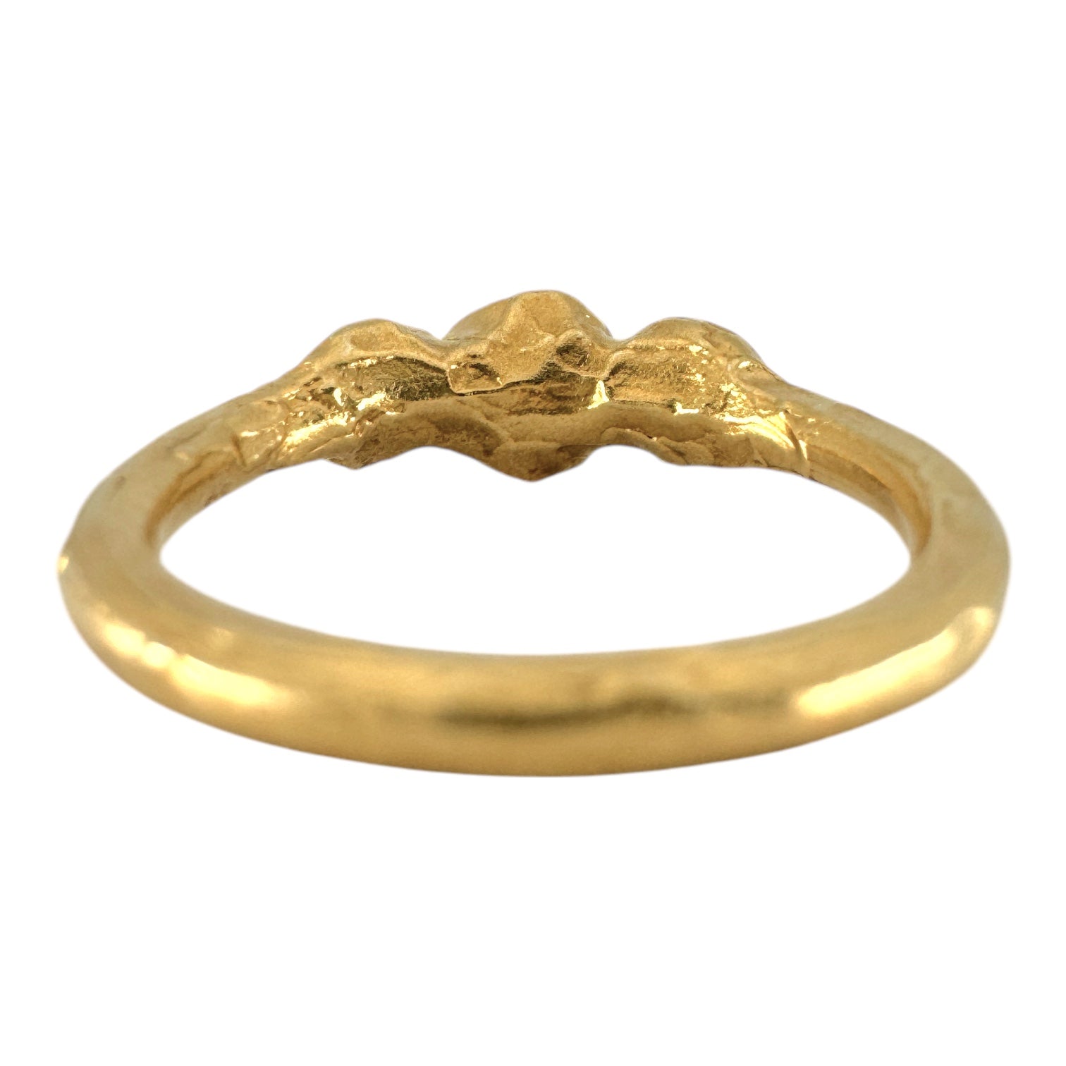 Diamond Trilogy Engagement Ring in Gold - Sacred Trinity