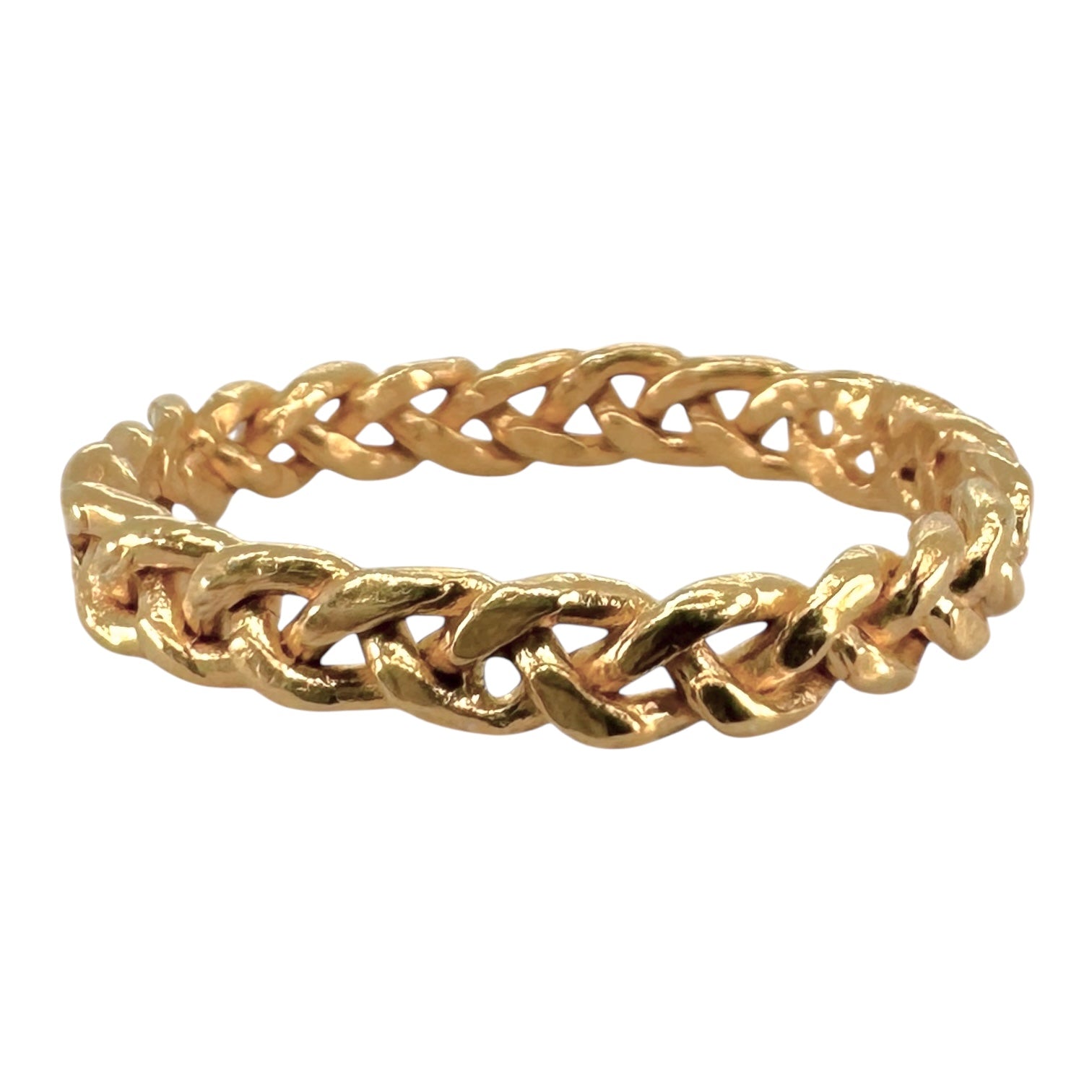 2mm Braided Wedding Band in Gold - Devotion