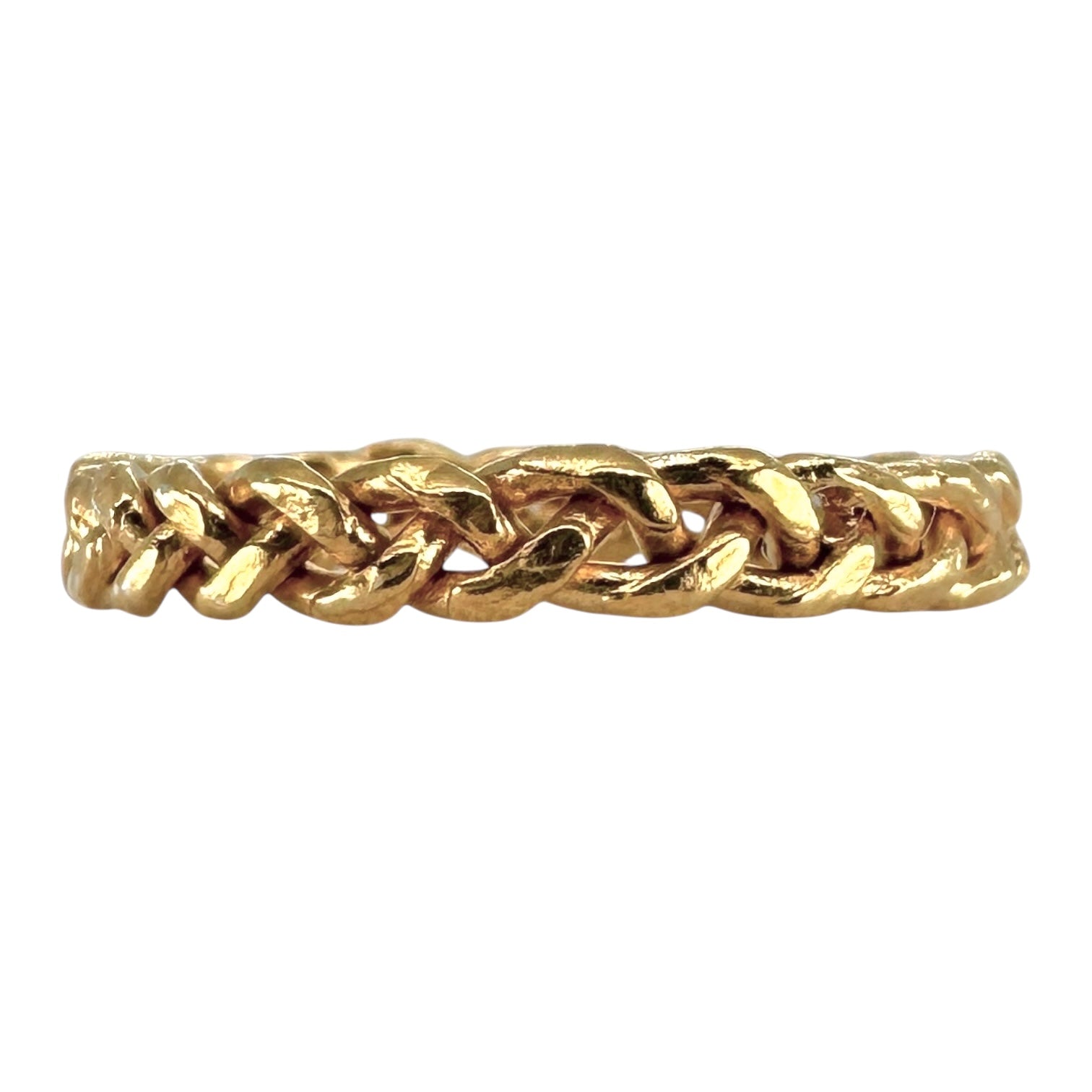 2mm Braided Wedding Band in Gold - Devotion