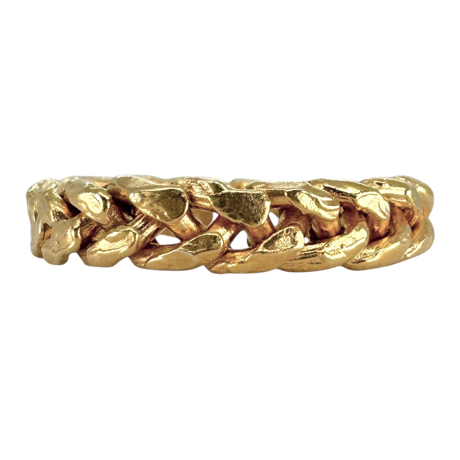 4mm Braided Wedding Band in Gold - Devotion
