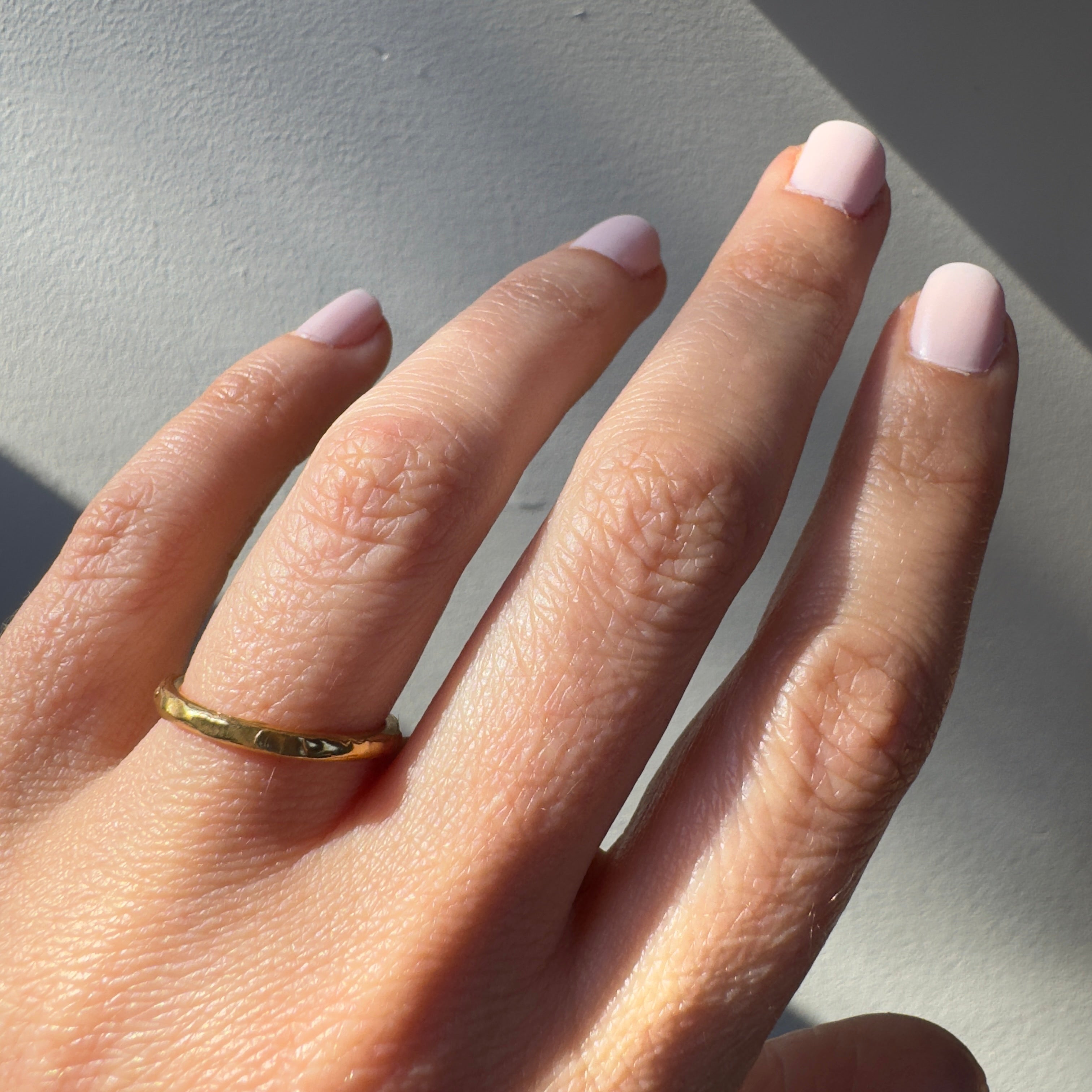2mm Gold Wedding Band - Flow
