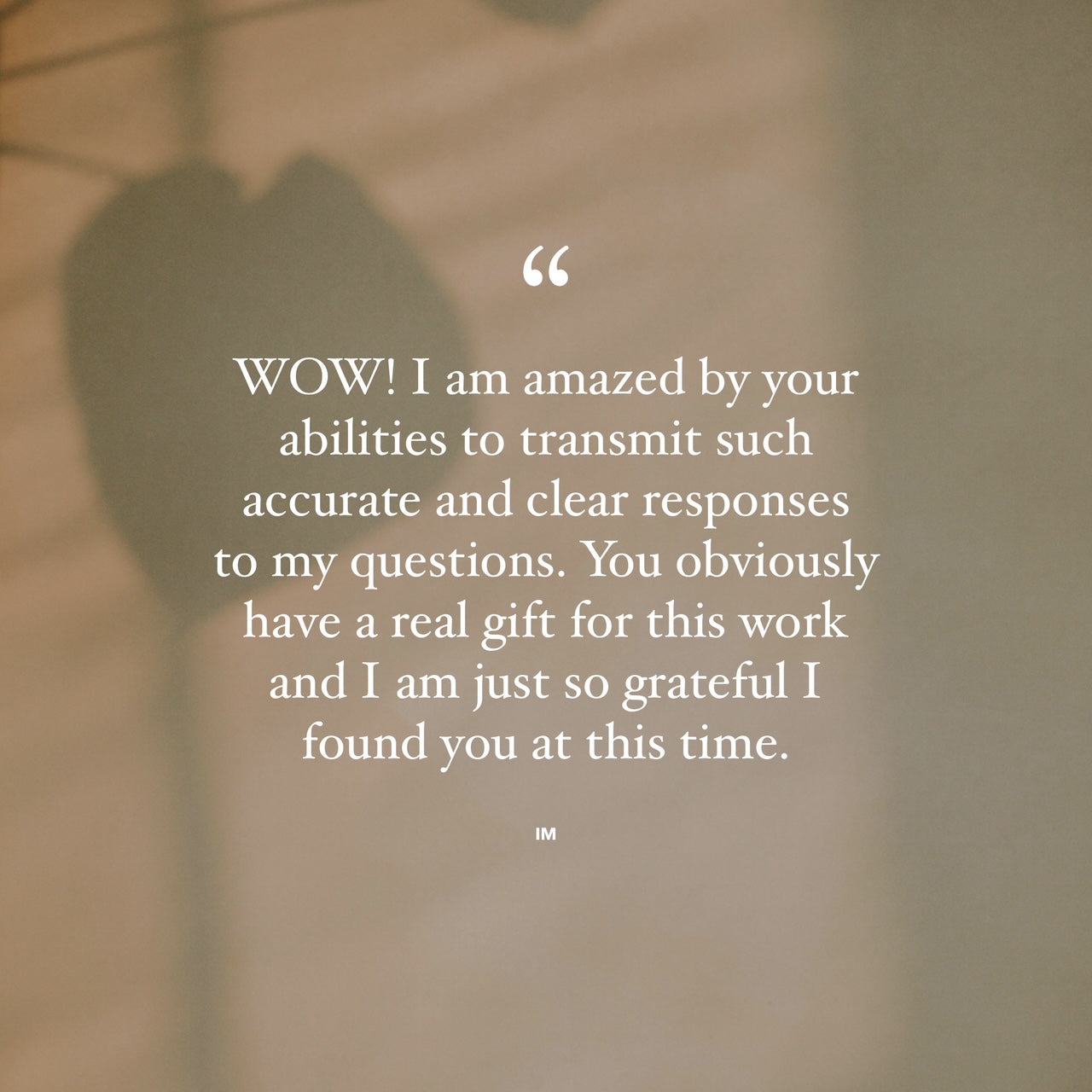 Private Intuitive Reading - March