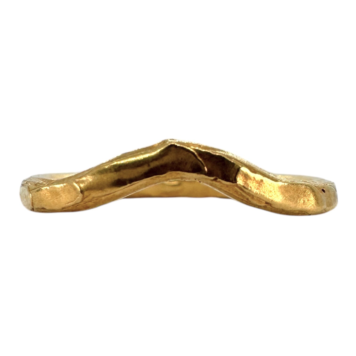 2mm Engagement Fit Wedding band in Gold - Flow