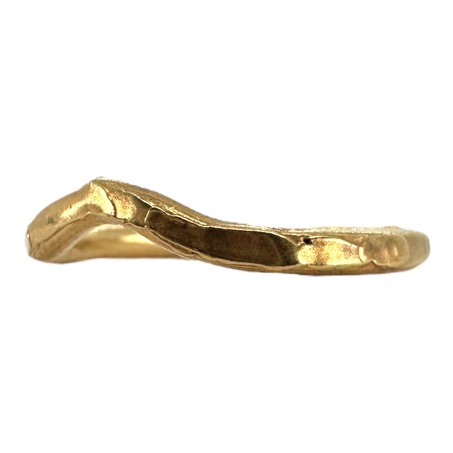 2mm Engagement Fit Wedding band in Gold - Flow