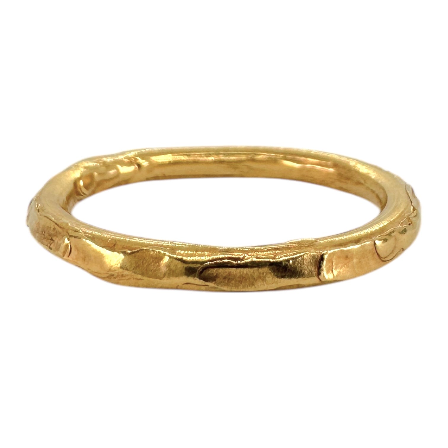 2mm Gold Wedding Band - Flow