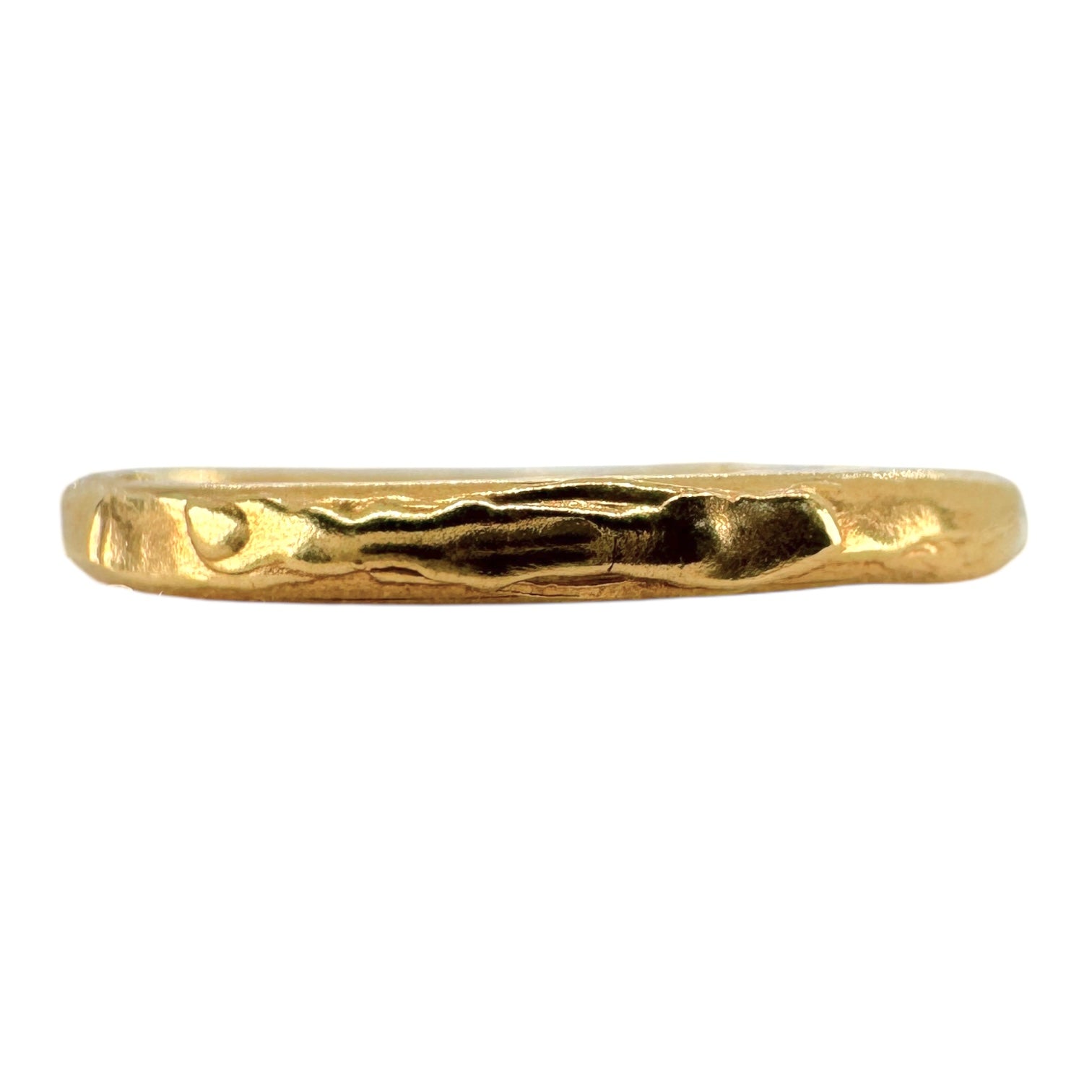 2mm Gold Wedding Band - Flow